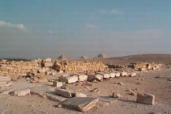 The East Side of the Niuserre Sun Temple enclosure