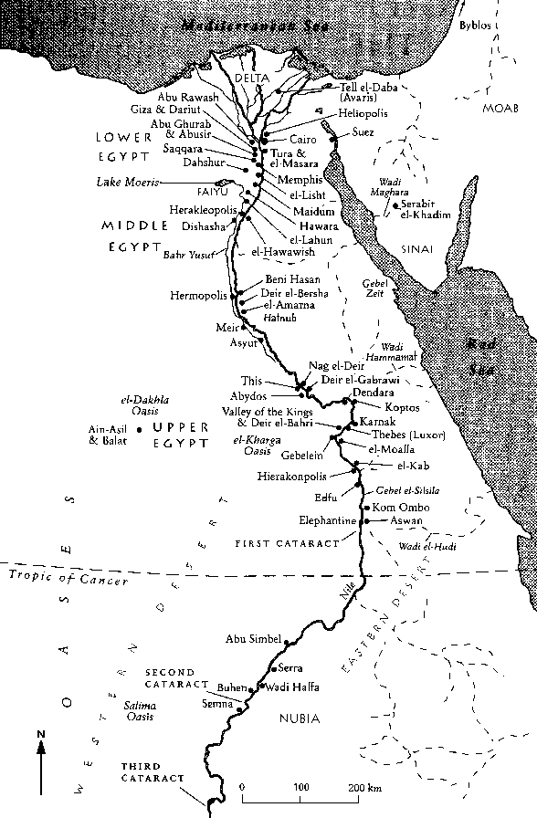 Map of Egypt