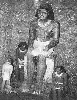 Inty-shedu statues